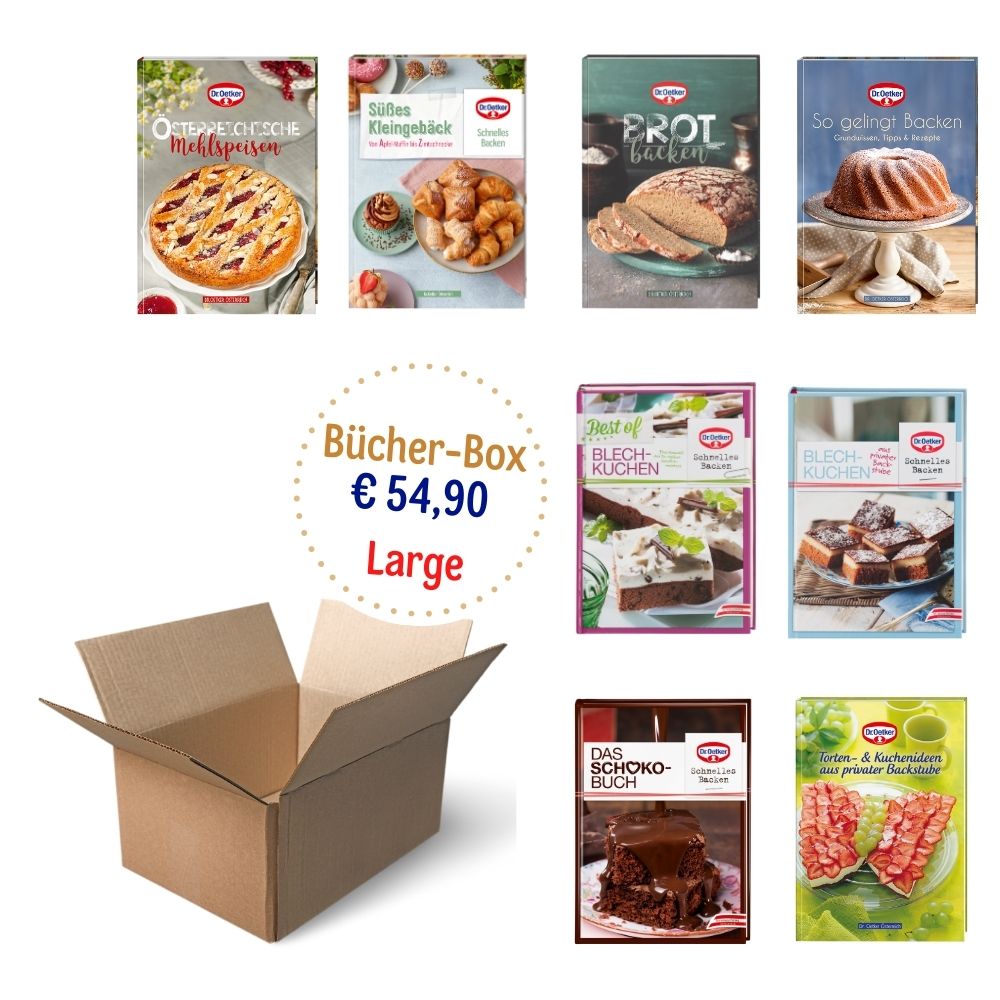 上品なファッション – Large Bücher-Box 8 Oetker Dr. I Backbücher & Koch- 洋書